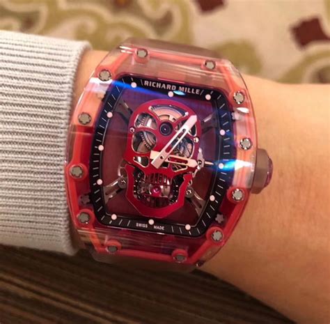 richard mille skull red|richard mille skull for sale.